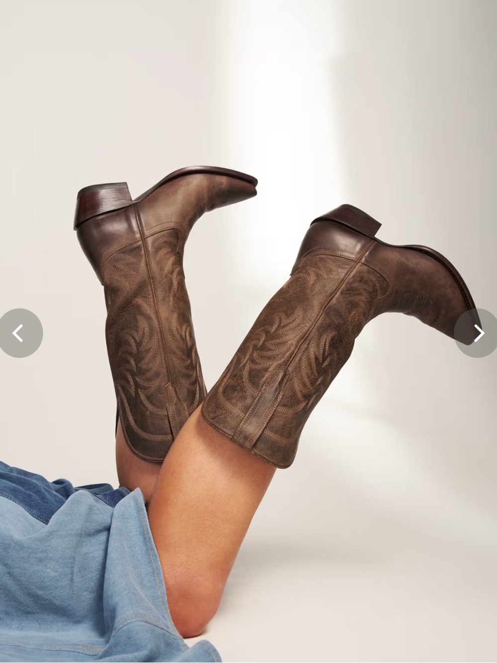 The Annie Wide Calf Cowboy Boots - Picture 6 of 8